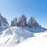 Schneeschuhwanderung zu den Drei Zinnen